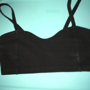 brandy melville bralette black